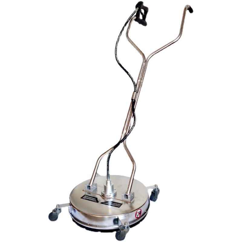 不锈钢手推式家用洗地机20英寸路面清洗器物业市政高压工厂洗地盘