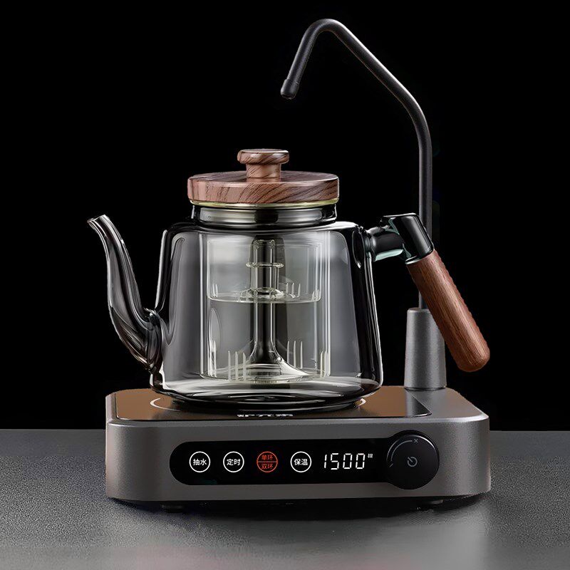 自动上水电陶炉煮茶器2024新款家用茶炉烧水养生泡茶壶抽水电磁炉