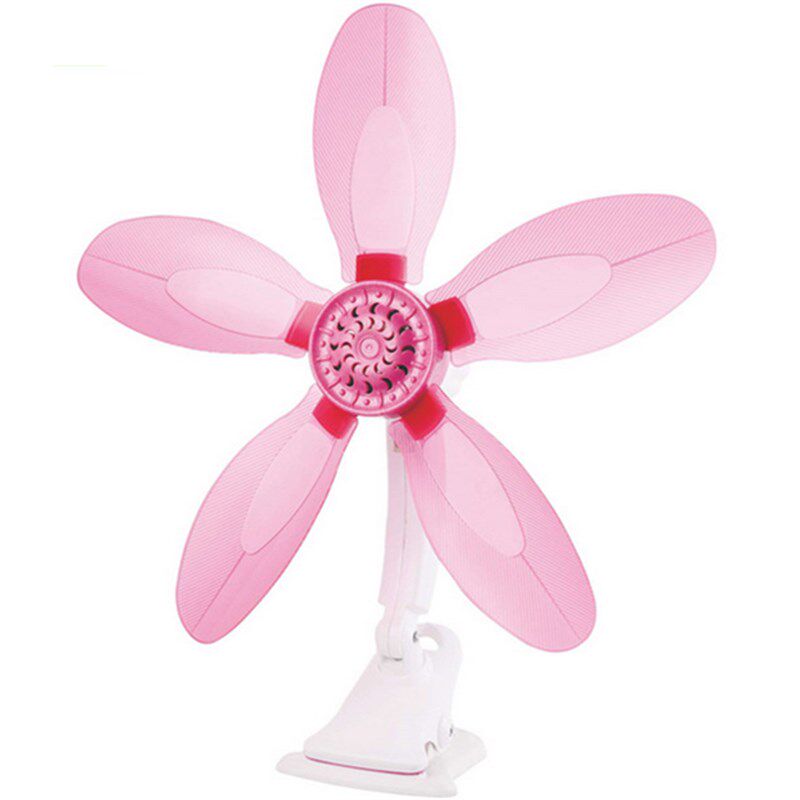 聪超五叶四叶台夹扇迷你夹床头寝室办公室学生夹扇 台扇家用风扇