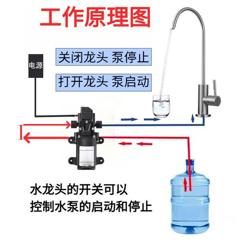 桶装水抽水泵抽水神器12v小型电动抽水器取水器微型智能自吸水泵