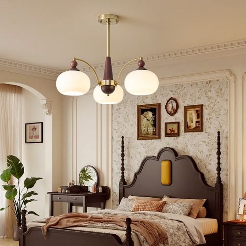 中古风吊灯客厅主灯轻奢高级感美式卧室灯复古餐厅灯具2024新款