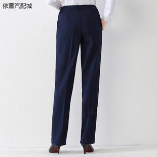 春秋西装裤女职业直筒休闲商务上班正装西裤女修身黑色加绒工作裤