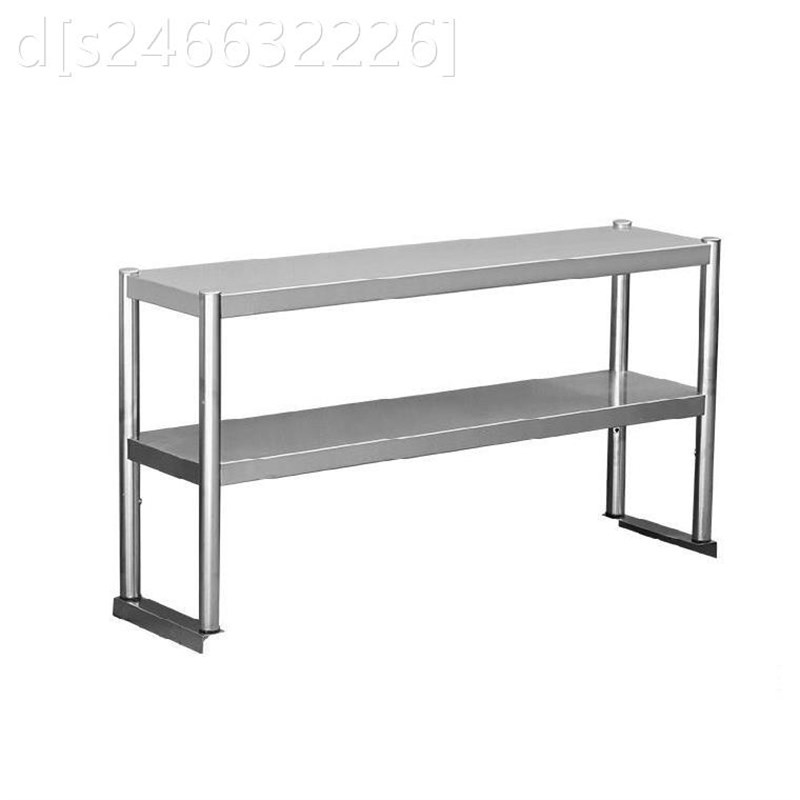 不锈钢货架地下室层架置物架厨房工作台立架家用橱柜三层奶茶店和