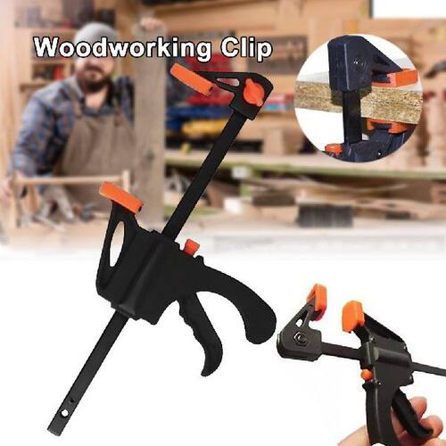 好货Woodworking Clip Bar Clamp F-tyle Grip Quick Ratchet