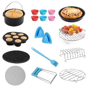 Set Fryer Cake Accessories Air Mould Baking Inch