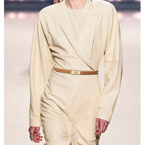 好货Lock Buckle Leather Belt Womens Luxury Designer High Qu