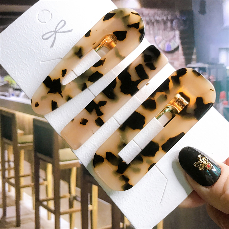 35 Styles 2/3pcs Hair Clip Set Acetate Hairpin Women Hair Ac