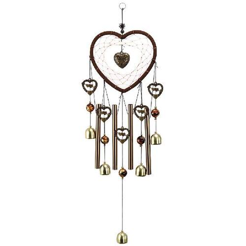 好货Heart Wind Chimes Living Yard Garden Hanging Windchimes