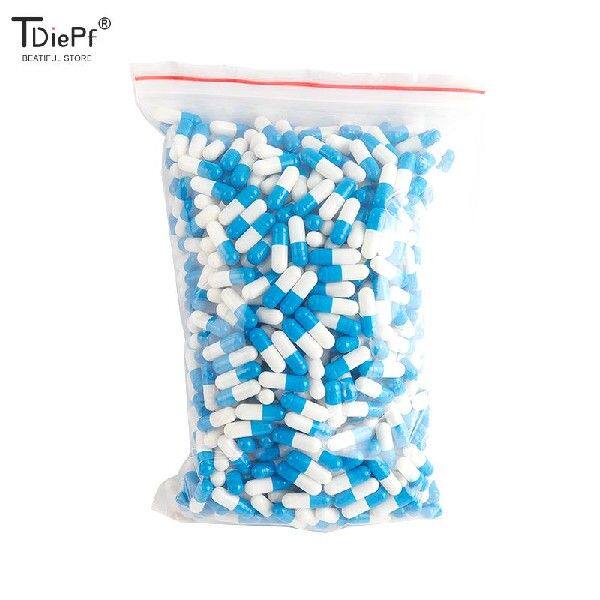 0# Empty Capsule Shells Colorful Capsules Gelatin Clear