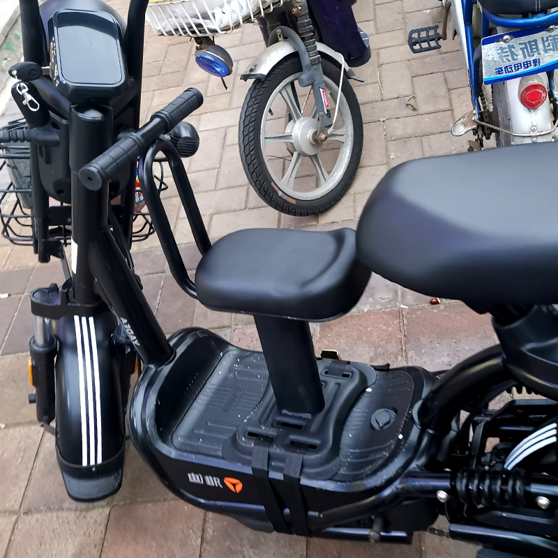 雅迪爱玛电动车儿童座椅电动车小孩婴儿前置坐椅宝宝坐凳带娃车坐