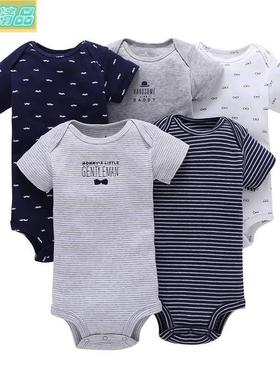 summer eborn clothesw babfy cott3485E007on ashion ronmper 5p