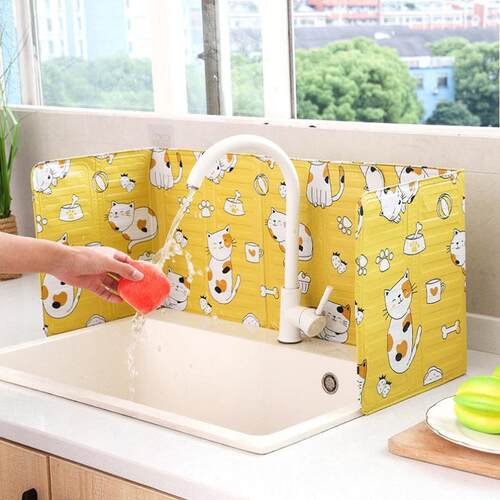 极速Alnum Foldable Kchen Gas ove Baffle Plate Kchen