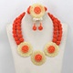 Nigerian Natural Coral Necklace 2021 Set Beads Jewelry Handm
