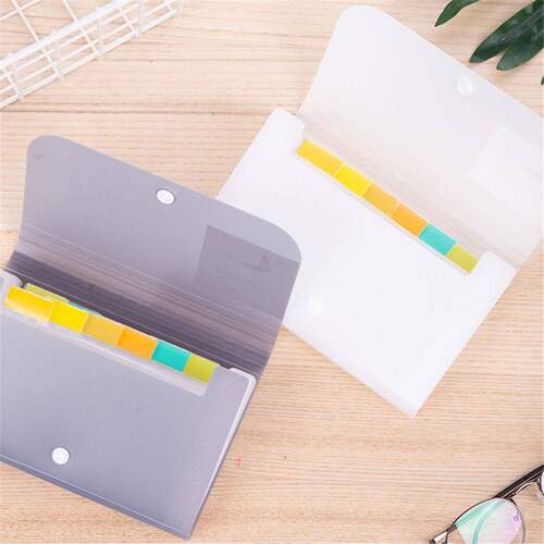 极速1pc Plastic A6 File Folder Document Organizer Receipt Fi