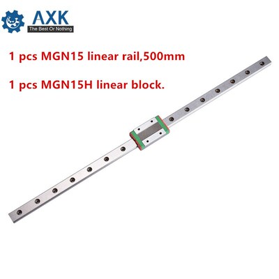 极速Linear Carriage Guide 15mm 500mm Rail Set Cnc Motion Gui