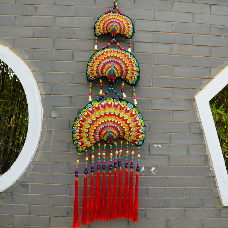 好货中国民族风特色新年喜庆吉祥动物玄关遮挡家居客厅墙面壁挂装