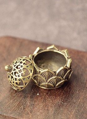 Decorative Incense Burner Copper Incenser Holder Censer