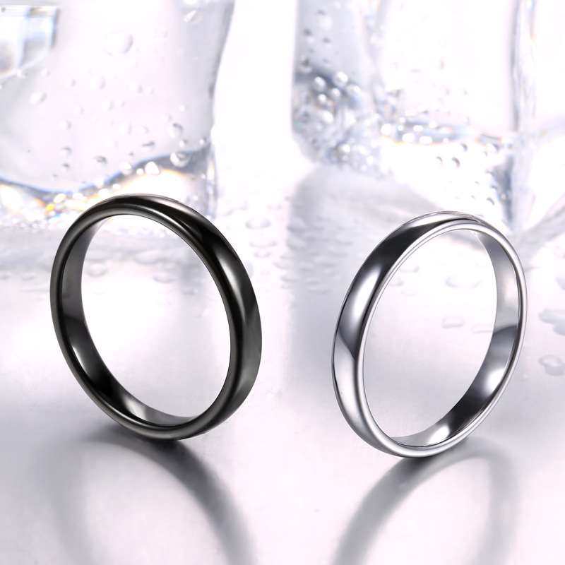 newbeier tungsten gold men and women couple ring pair ring s