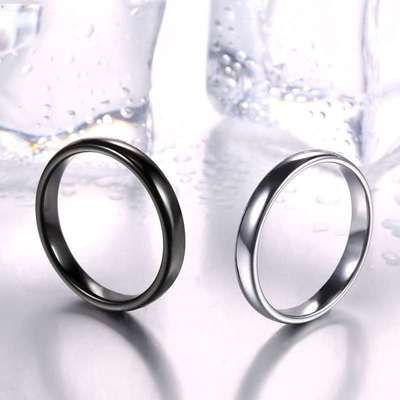 newbeier tungsten gold men and women couple ring pair ring s