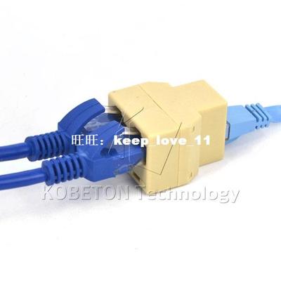 Hot Sale 5PCS LAN Ethernet Splitter Adapter RJ45 Spli