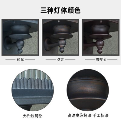 极速wall lamp waterproof exterior wall gate courtyard lamp r