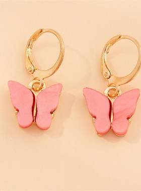FDL     Animal Cute Lovely Butterfly Design Earring Elegant
