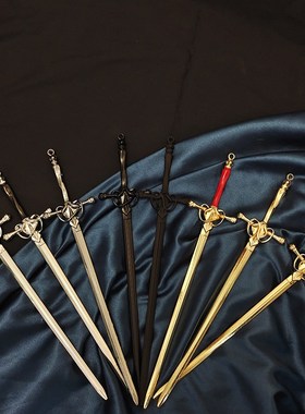 Vintage Hair Stick Sword Pendant Alloy Chinese Hanfu Hair Ac