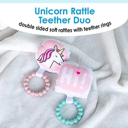 Carters Unicorn Rattle Teether Set