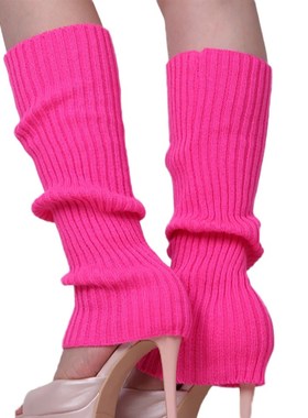 1pair New Leg Warmers Women Solid Color Autumn Winter Fashio