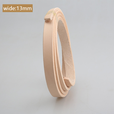 Italian primary color plant tanning leather belt belt headle