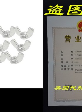 uxcell 10 Pcs M3 Metal Wingnut Set Hardware Nut Fasteners