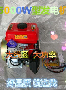 0W电电机直f流发电机汽油增程器大功率发发机00W2000W