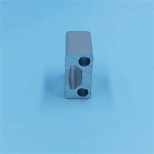 1020导轨工业铝挤型材料10*20双孔单水槽自动化设备材料流水线型