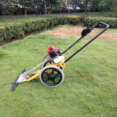 手推式剪草机多功冲能四果程小型汽油QPS割草园机开荒园林农用剪