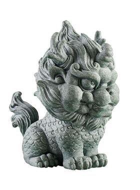 青砂石石狮子小号新中式中国风桌面摆件创意鱼缸盆景造景小摆设