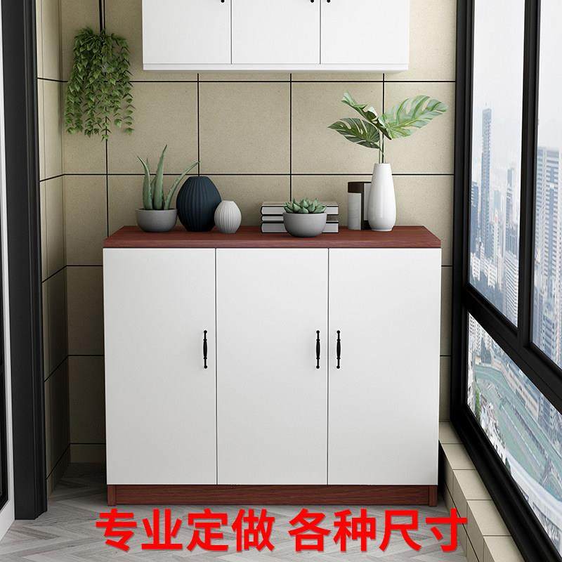 阳台柜子专用储物柜防晒收纳置物柜矮柜飘窗柜鞋柜杂物地柜可定制,住宅家具,飘窗柜,淘宝优惠券,粉丝福利购,淘宝优惠卷
