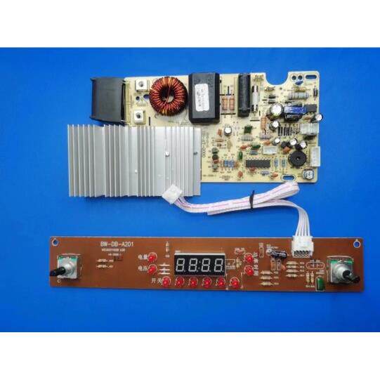 家用大功率凹形电磁炉通用主板10灯双旋钮开关电路板显示3500W