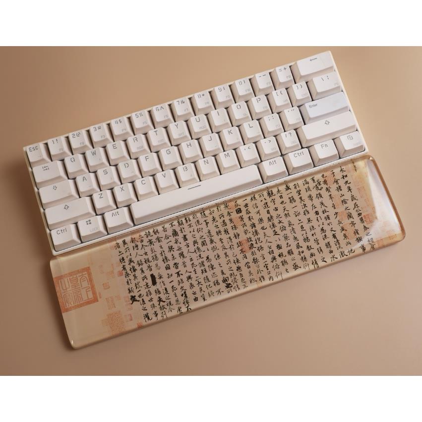 机械键盘手托树脂手腕电脑护手掌托腕托键盘托键盘掌托【中国画】