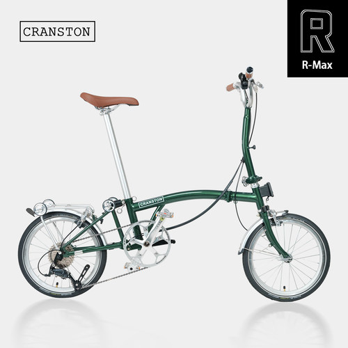 CRANSTON邮政绿小布折叠自行车