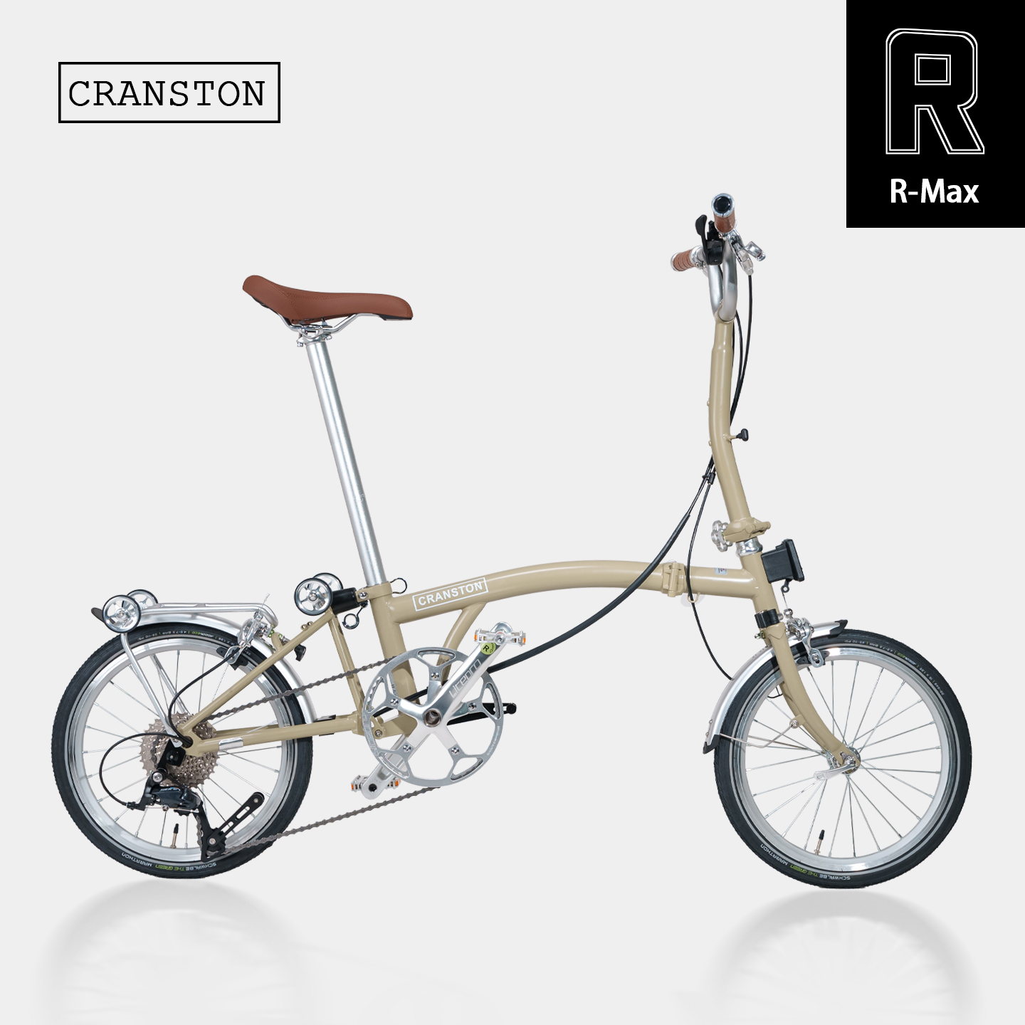 CRANSTON轻便复古小布折叠自行车