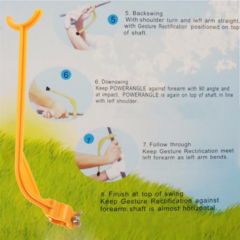 Practice Guide Golf Swing Trainer Beginner Alignment Golf Cl