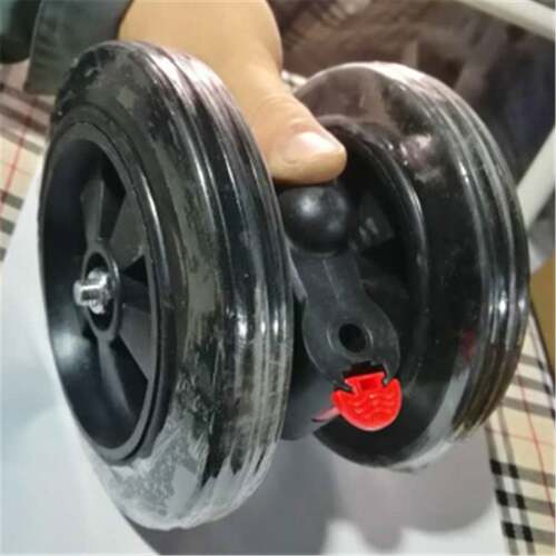 极速老人手推车轮子老人代步车单轮购物车万向轮老人车轮子配件