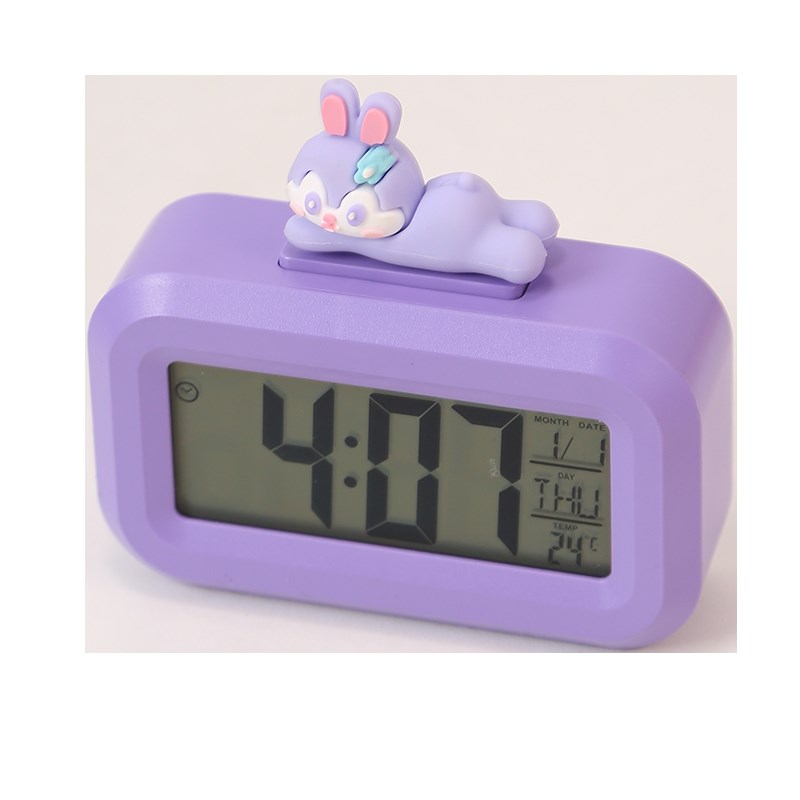 闹钟学生专用起床神器儿童女孩可爱简约倒计时器多功能智能摆件小