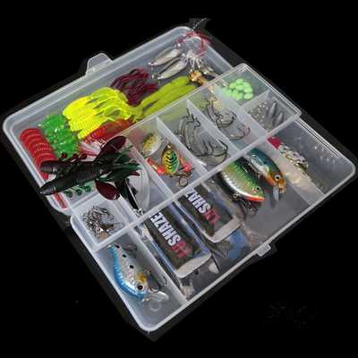 105Pcs Hard Baits Spiners Carp Bait Set Tackle MultiFunctio