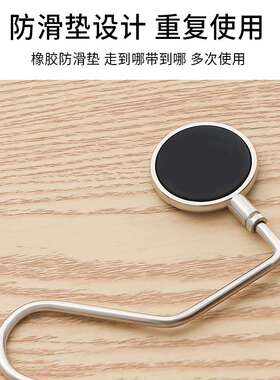 好货学生书包挂钩课桌桌边可移动免打孔挂包神器便携办公桌桌面挂