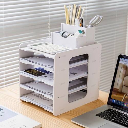 极速5 Layers Multifunction Document Trays File Papepr Letter
