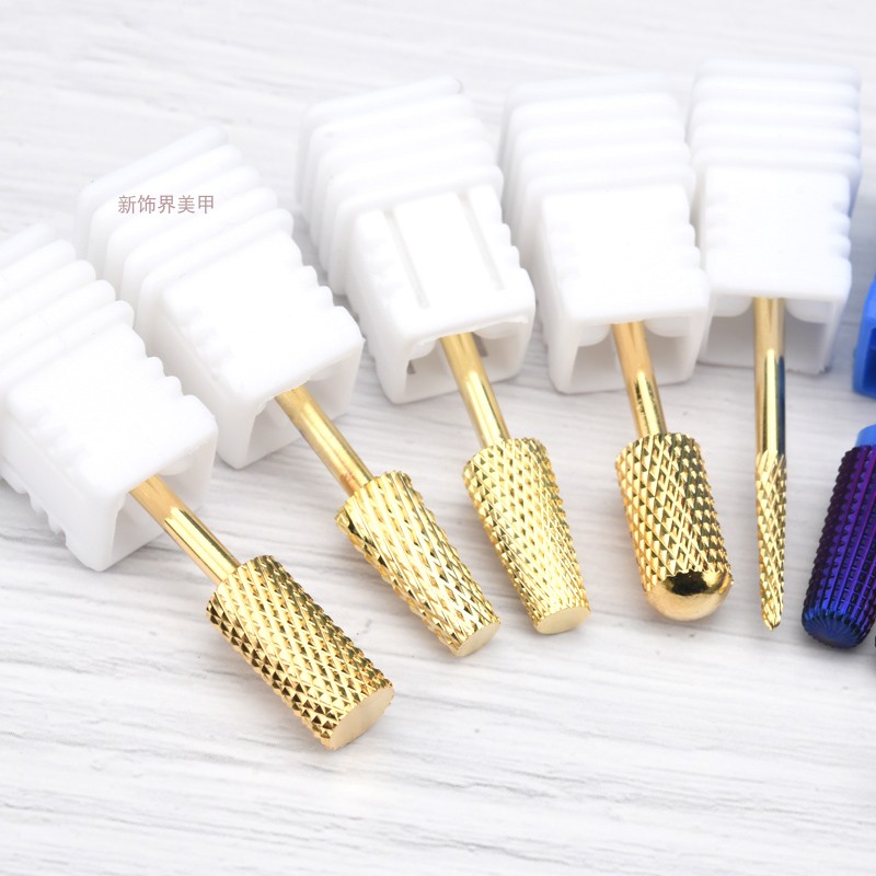 俄式高品质钨钢磨头美甲打磨机光疗卸甲五合1修型前置处理去死