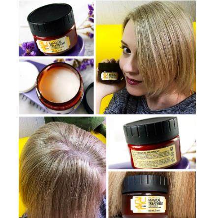 2pcs Magical Hair Mask Repairs Frizzy Make Hair Soft treat