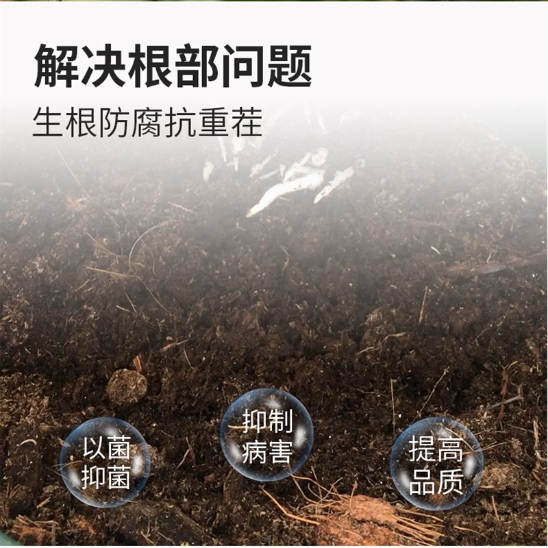 艾尚棵枯草芽孢杆菌微生物菌剂改良土壤生根壮苗土壤改良剂肥