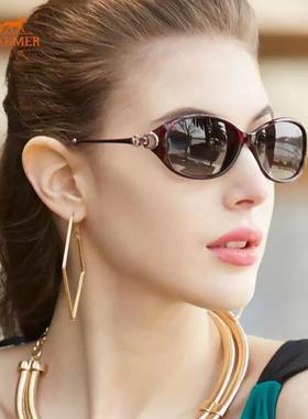精选女士太阳眼镜太阳眼镜女潮个性时尚休闲百搭淑女抗UV驾驶镜遮